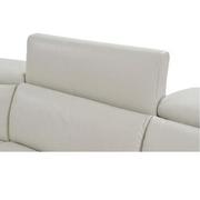 Bay Harbor Light Gray 5PC Leather Power Reclining Sectional w/Right Sleeper  alternate image, 4 of 9 images.