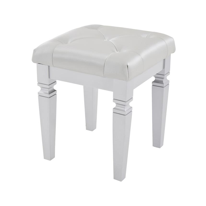 Isabel Gray Vanity Bench El Dorado Furniture