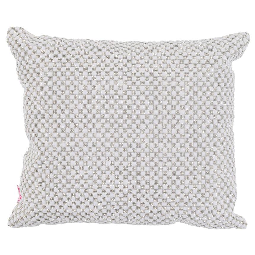 Dolce White Accent Pillow main image, 1 of 2 images.