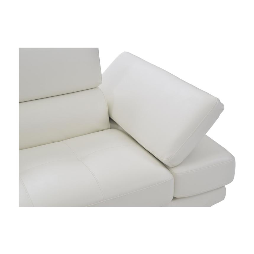 Tahoe White Corner Sofa w/Left Chaise  alternate image, 8 of 9 images.