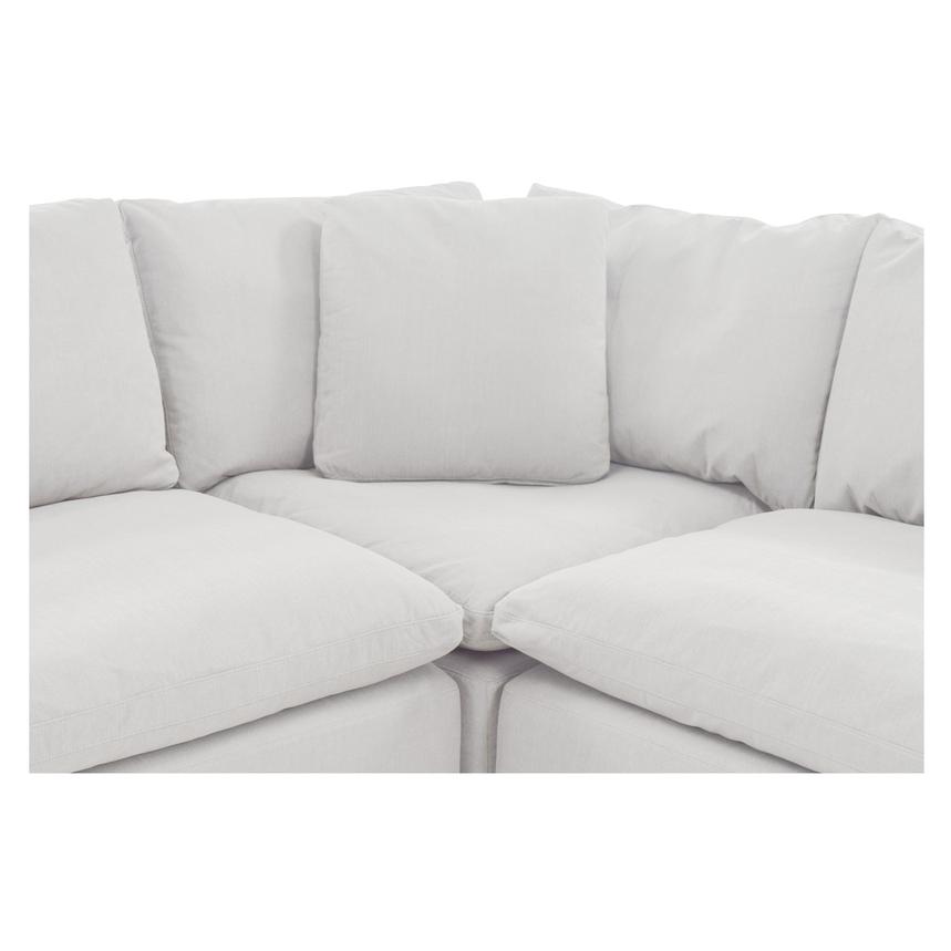 Nube White Sectional Sofa  alternate image, 5 of 9 images.