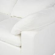 Nube White Corner Sofa with 5PCS/3 Armless Chairs  alternate image, 6 of 10 images.