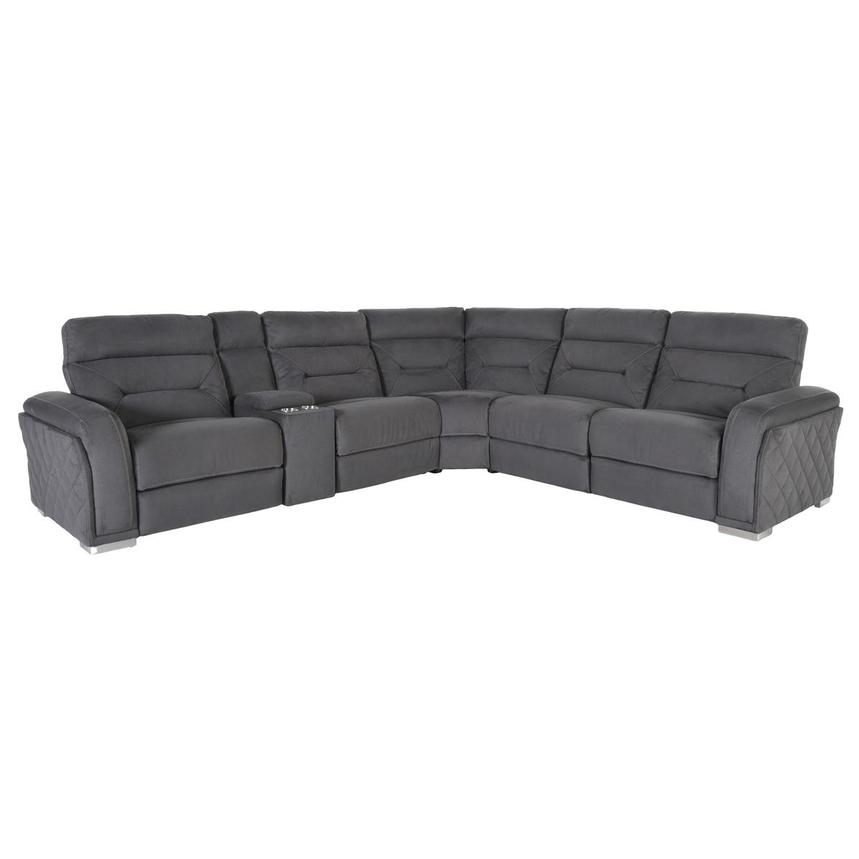 Kim Gray Power Reclining Sectional with 6PCS/3PWR  main image, 1 of 7 images.