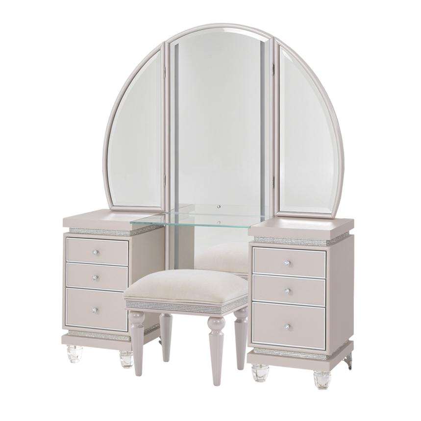 Glimmering Heights Vanity w/Bench  main image, 1 of 16 images.