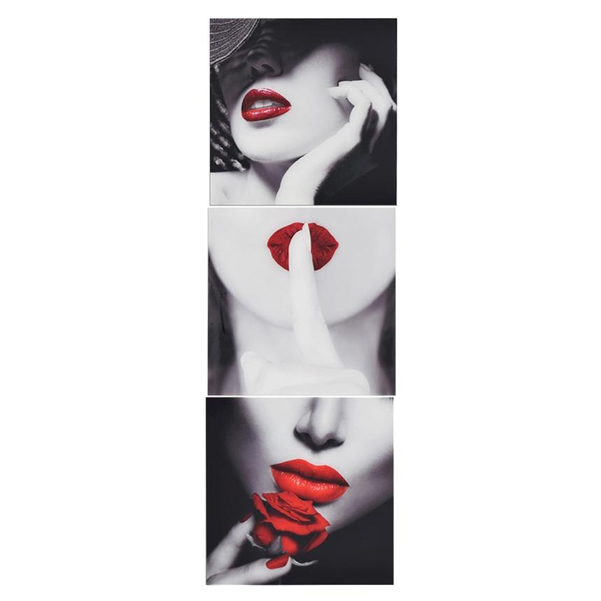 Rouge I Set of 3 Acrylic Wall Art alternate image, 4 of 5 images.