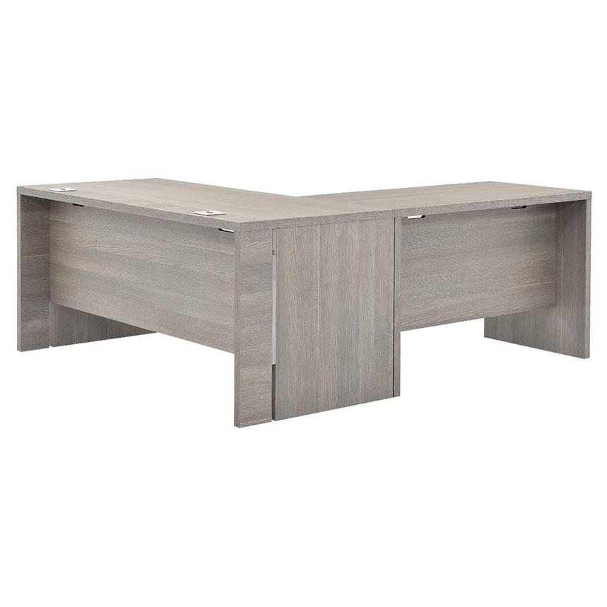 Tivo Gray Medium L-Shaped Desk main image, 1 of 6 images.