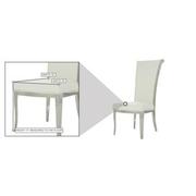 Joy White Side Chair  alternate image, 7 of 7 images.