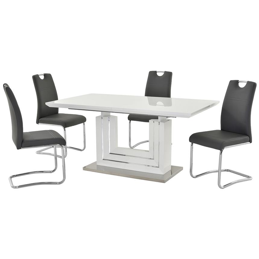 Lila Gray 5-Piece Dining Set  main image, 1 of 12 images.