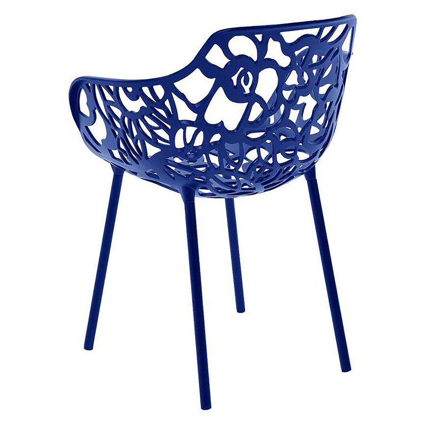 Rosie Blue Accent Chair  alternate image, 3 of 4 images.