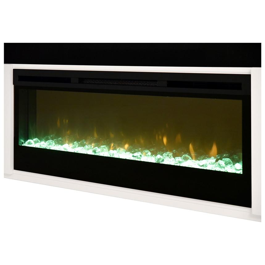 Mile White Electric Fireplace  alternate image, 6 of 12 images.