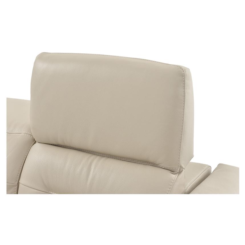 Anabel Cream Leather Power Reclining Loveseat  alternate image, 9 of 14 images.