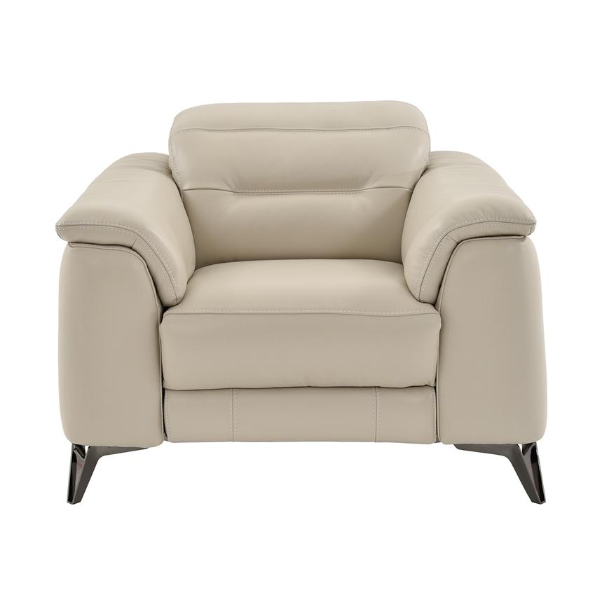 Anabel Cream Leather Power Recliner  alternate image, 4 of 12 images.