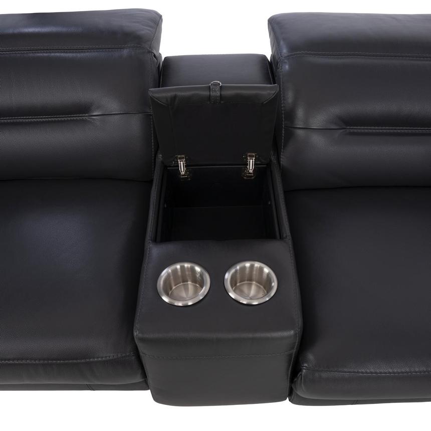 Anabel Gray Home Theater Leather Seating with 5PCS/2PWR  alternate image, 6 of 12 images.