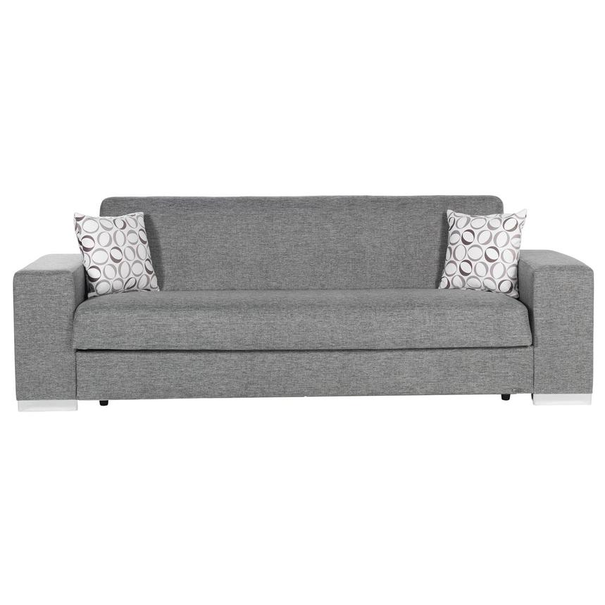 Kobe Gray Futon Sofa  alternate image, 4 of 6 images.