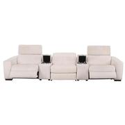 Jameson Cream Home Theater Seating with 5PCS/2PWR  alternate image, 2 of 9 images.