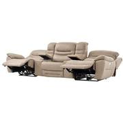 Dan Cream Home Theater Seating with 5PCS/2PWR  alternate image, 3 of 10 images.