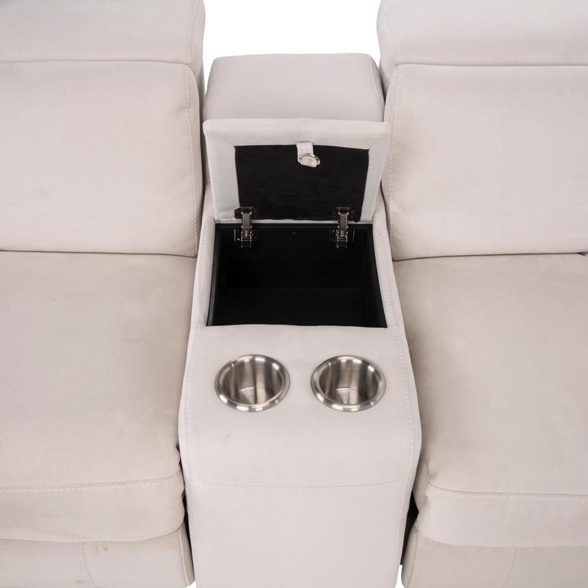 Jameson Cream Home Theater Seating with 5PCS/2PWR alternate image, 4 of 9 images.