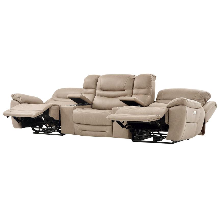 Dan Cream Home Theater Seating with 5PCS/2PWR alternate image, 3 of 10 images.