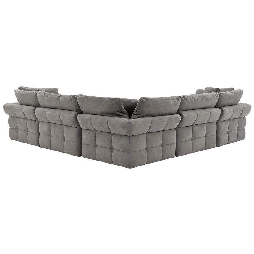 Francine Gray Sectional Sofa El Dorado Furniture