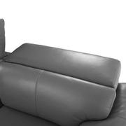 Charlie Gray Leather Power Reclining Sectional with 6PCS/3PWR  alternate image, 9 of 14 images.