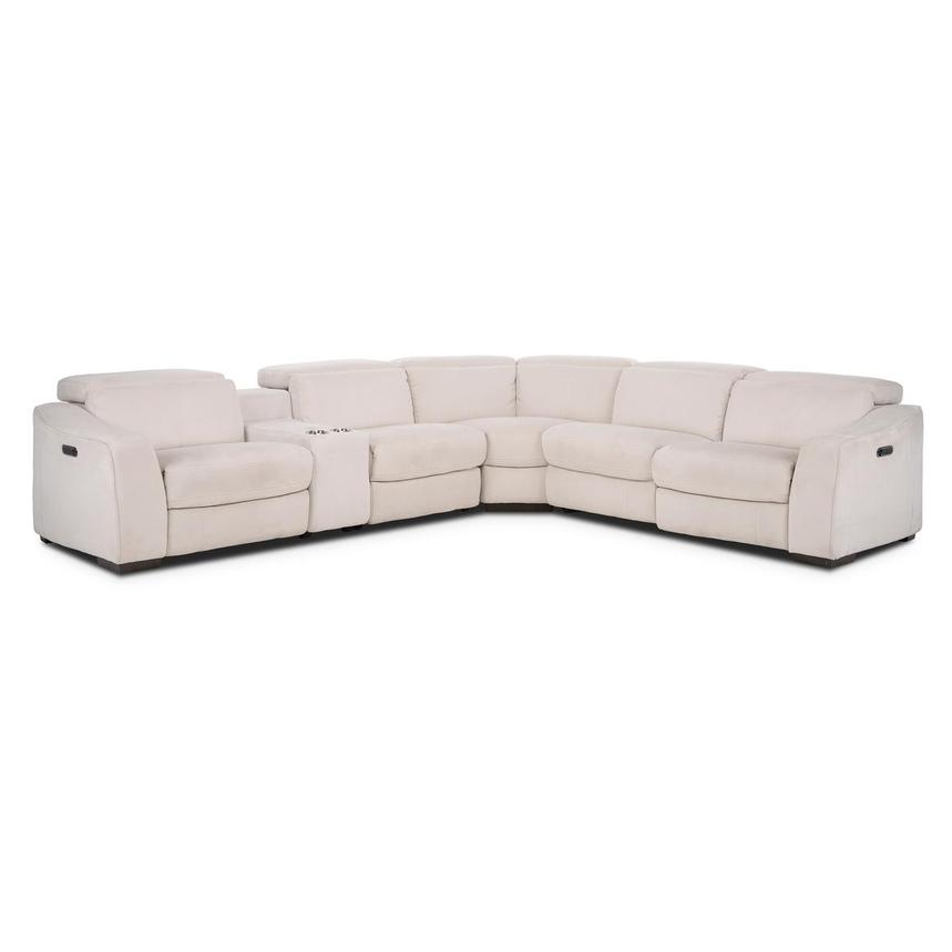 Jameson Cream Power Reclining Sectional with 6PCS/3PWR main image, 1 of 10 images.