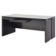 Valery w/Keyboard Tray Executive Desk  alternate image, 2 of 6 images.