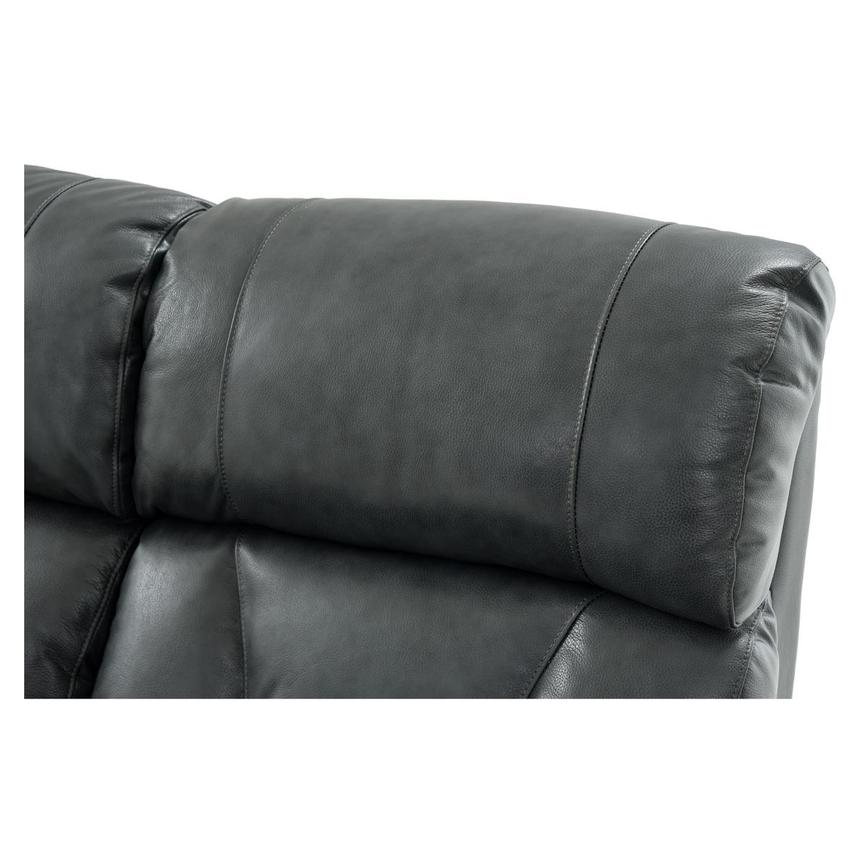 Gio Gray Leather Power Reclining Sofa  alternate image, 12 of 16 images.