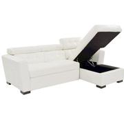 Reeve White Sleeper w/Right Chaise  alternate image, 3 of 8 images.