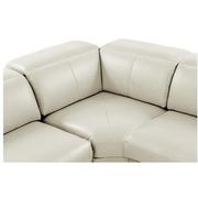 Toronto White Leather Power Reclining Sofa w/Right Chaise  alternate image, 4 of 11 images.