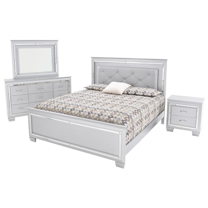 Isabel Gray 4-Piece Queen Bedroom Set  main image, 1 of 10 images.