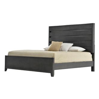 Contour Gray Queen Panel Bed