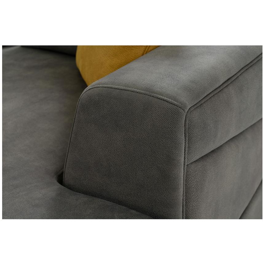 Grigio Gray 4PC Sectional Sofa w/Right Chaise  alternate image, 5 of 7 images.