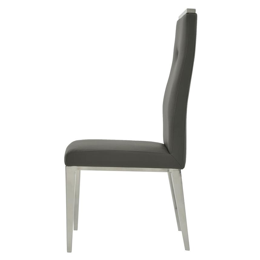 Hyde Dark Gray Side Chair  alternate image, 3 of 8 images.