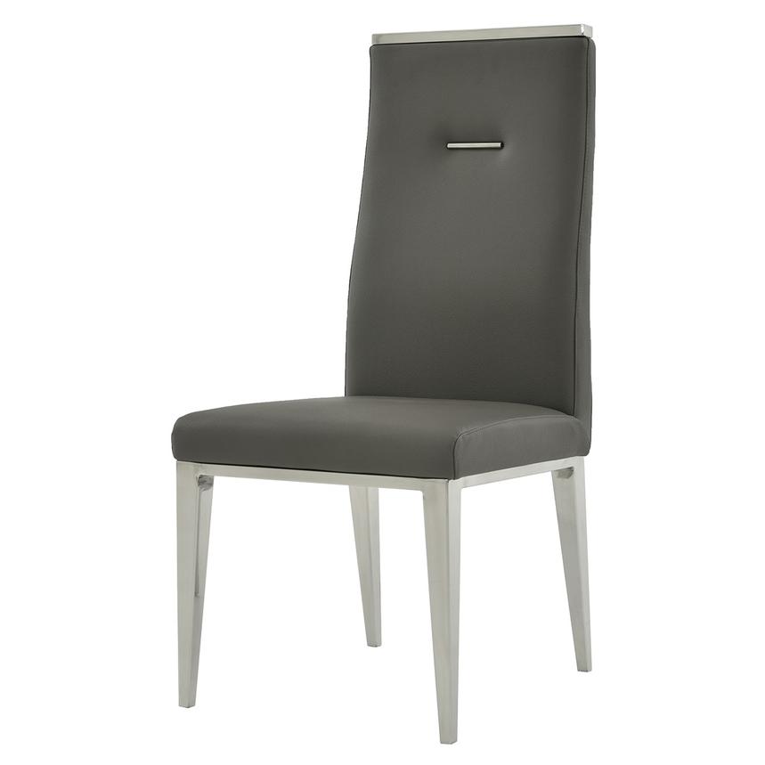 Hyde Dark Gray Side Chair  main image, 1 of 9 images.