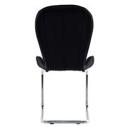 Latika Black Side Chair  alternate image, 4 of 6 images.