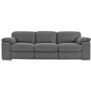 Charlie Gray Leather Power Reclining Sofa  main image, 1 of 11 images.