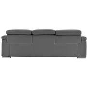 Charlie Gray Leather Power Reclining Sofa  alternate image, 6 of 11 images.