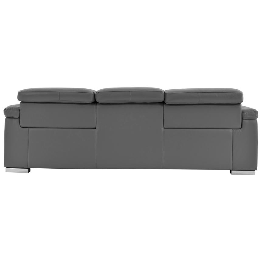 Charlie Gray Leather Power Reclining Sofa alternate image, 6 of 11 images.