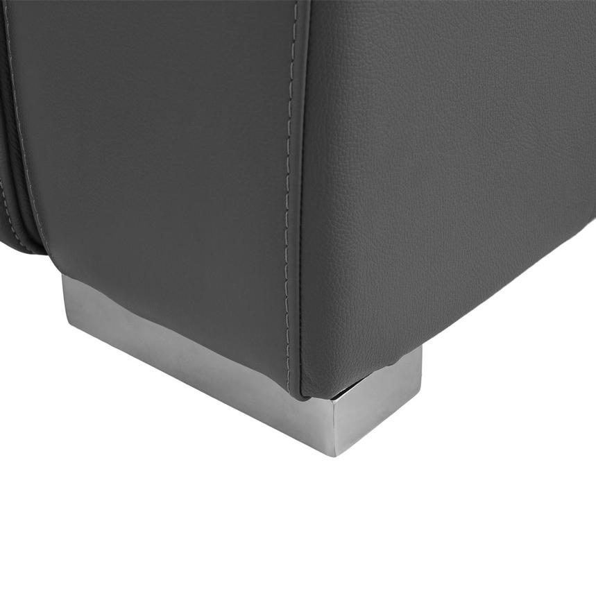Charlie Gray Leather Power Reclining Sofa alternate image, 9 of 11 images.