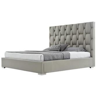 Livia Gray King Platform Bed