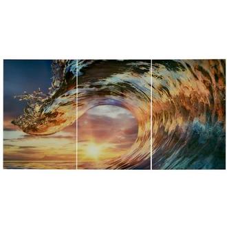 Onda II Set of 3 Acrylic Wall Art