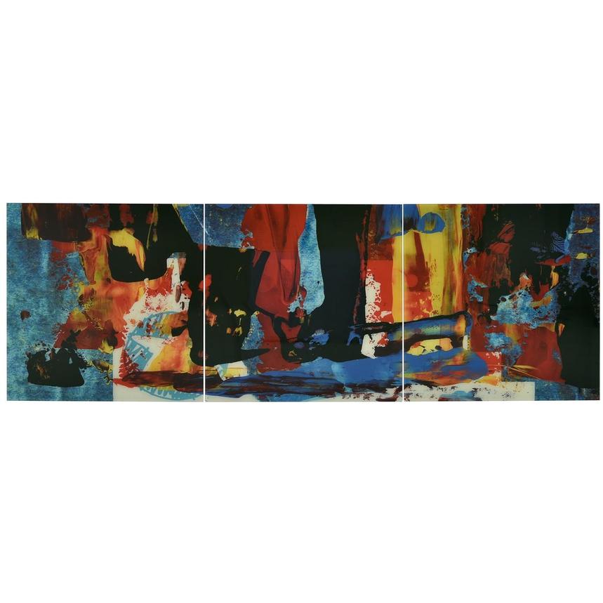 Couleurs Set of 3 Acrylic Wall Art El Dorado Furniture