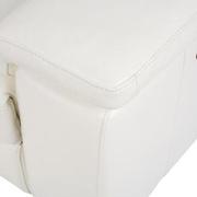 Charlie White Leather Power Reclining Sectional with 6PCS/3PWR  alternate image, 10 of 12 images.
