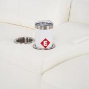 Charlie White Home Theater Leather Seating with 5PCS/2PWR  alternate image, 6 of 11 images.