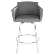 Dusty Gray Swivel Counter Stool  alternate image, 4 of 6 images.