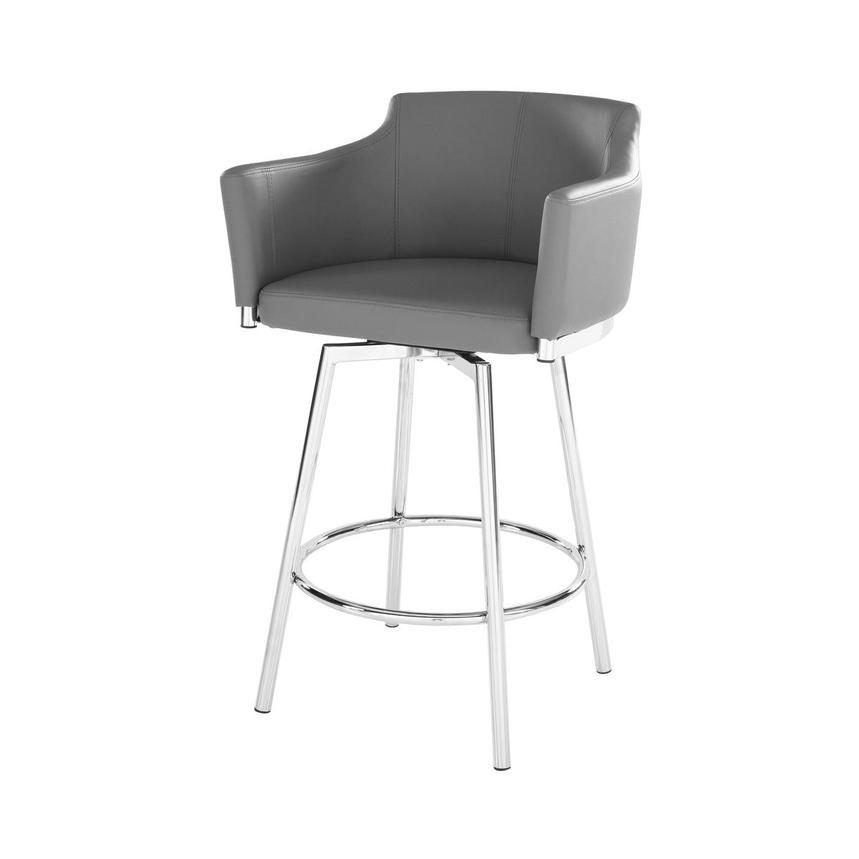 Dusty Gray Swivel Counter Stool El Dorado Furniture