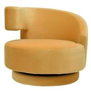 Okru Yellow Accent Chair  main image, 1 of 8 images.