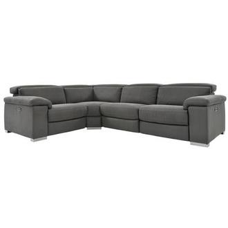 Karly Dark Gray Power Reclining Sectional with 4PCS/2PWR
