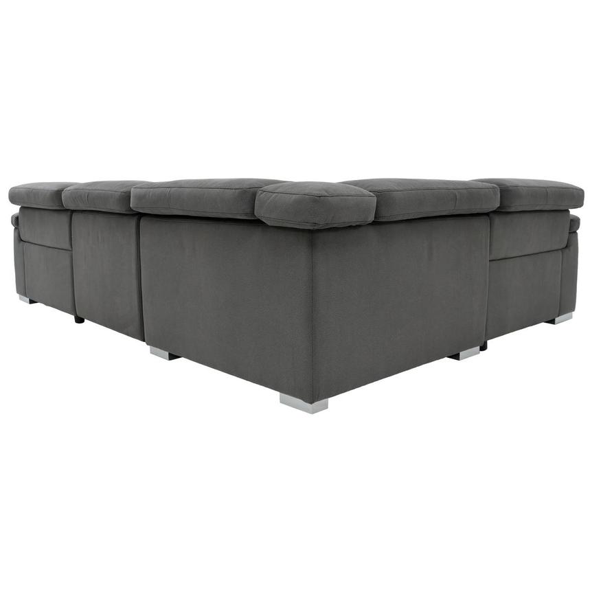 Karly Dark Gray Power Reclining Sectional with 4PCS/2PWR  alternate image, 5 of 9 images.