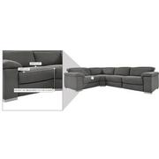 Karly Dark Gray Power Reclining Sectional with 4PCS/2PWR  alternate image, 9 of 9 images.